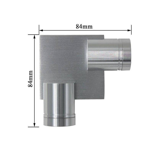 Applique murale LED chromée avec deux spots - vue 3 sur 4