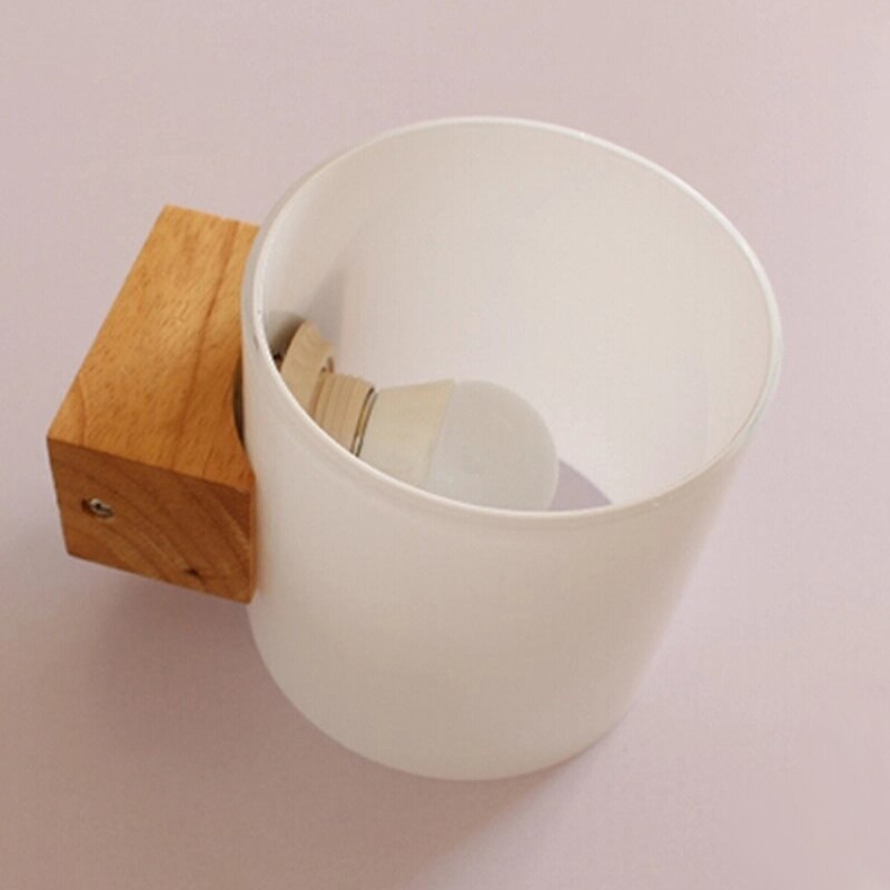 Applique murale LED en bois et verre Room - vue 4 sur 5