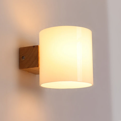 Applique murale LED en bois et verre Room - vue 2 sur 5