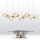 Lustre design moderne doré à LED Avize