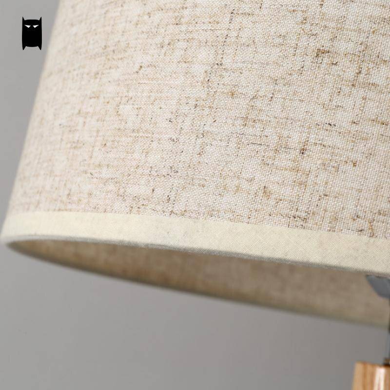 Lampadaire trépied en bois scandinave - vue 3 sur 6