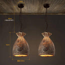 Suspension vintage en sac d'or avec symbole dollar
