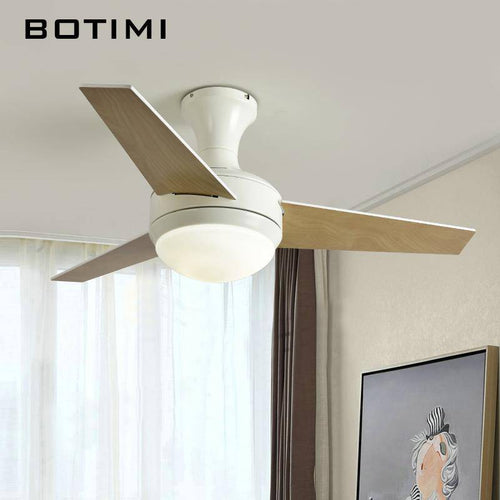 Ventilateur de plafond LED Cooling (base noire ou blanche) - vue 3 sur 4
