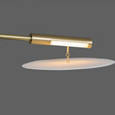 Lustre design LED à branches dorées ou noires et cercles Style