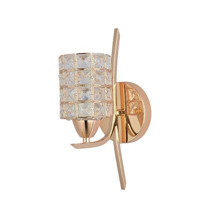 Applique murale chromé avec lampe cristal - vue 5 sur 5