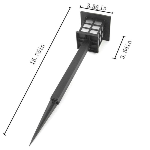 Lampadaire lanterne extérieur LED solaire à piquer Boruit (seule ou par 4) - vue 8 sur 7