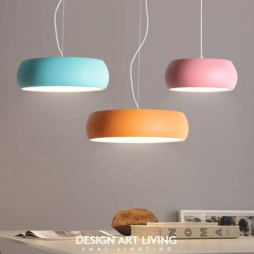 Suspension ronde de couleur vive Creative - vue 6 sur 7