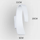 Applique design LED moderne arrondie blanche