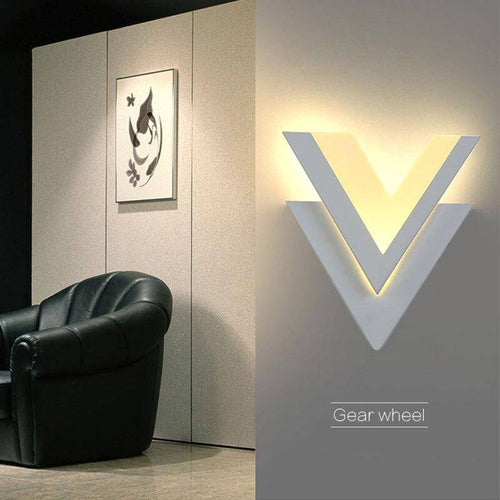 Applique murale LED en forme de V - vue 4 sur 4