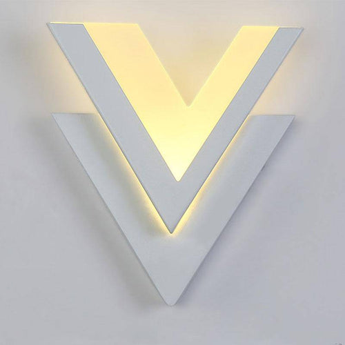 Applique murale LED en forme de V - vue 2 sur 4