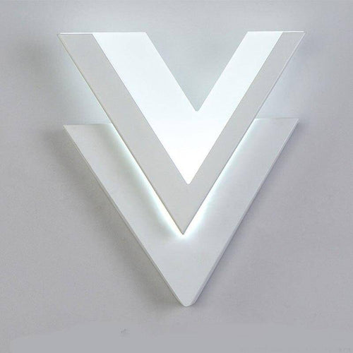 Applique murale LED en forme de V - vue 3 sur 4