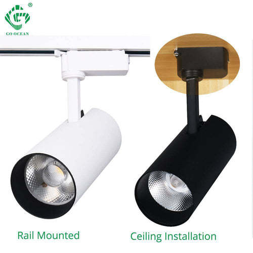 Spot LED à fixer (noir ou blanc) - vue 3 sur 13