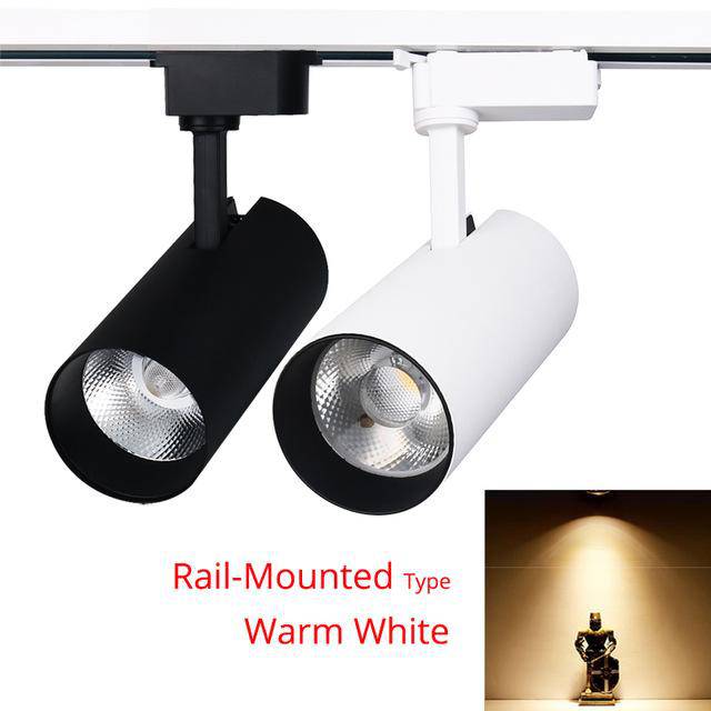 Spot LED à fixer (noir ou blanc) - vue 3 sur 13