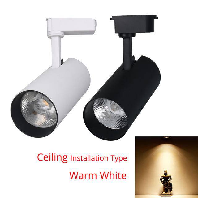 Spot LED à fixer (noir ou blanc) - vue 8 sur 13