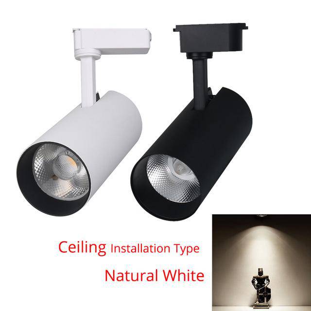 Spot LED à fixer (noir ou blanc) - vue 4 sur 13