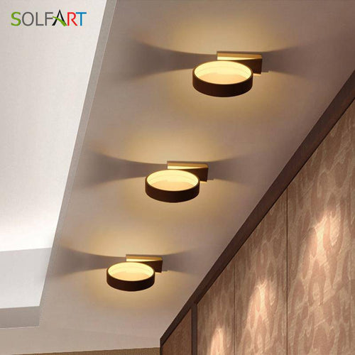 Applique design LED cercle blanc - vue 3 sur 5