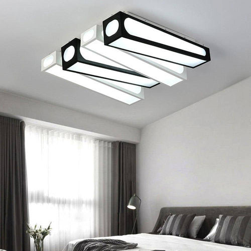 Plafonnier LED rectangles Room - vue 3 sur 3
