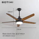Ventilateur de plafond à LED avec pales en bois Botimi