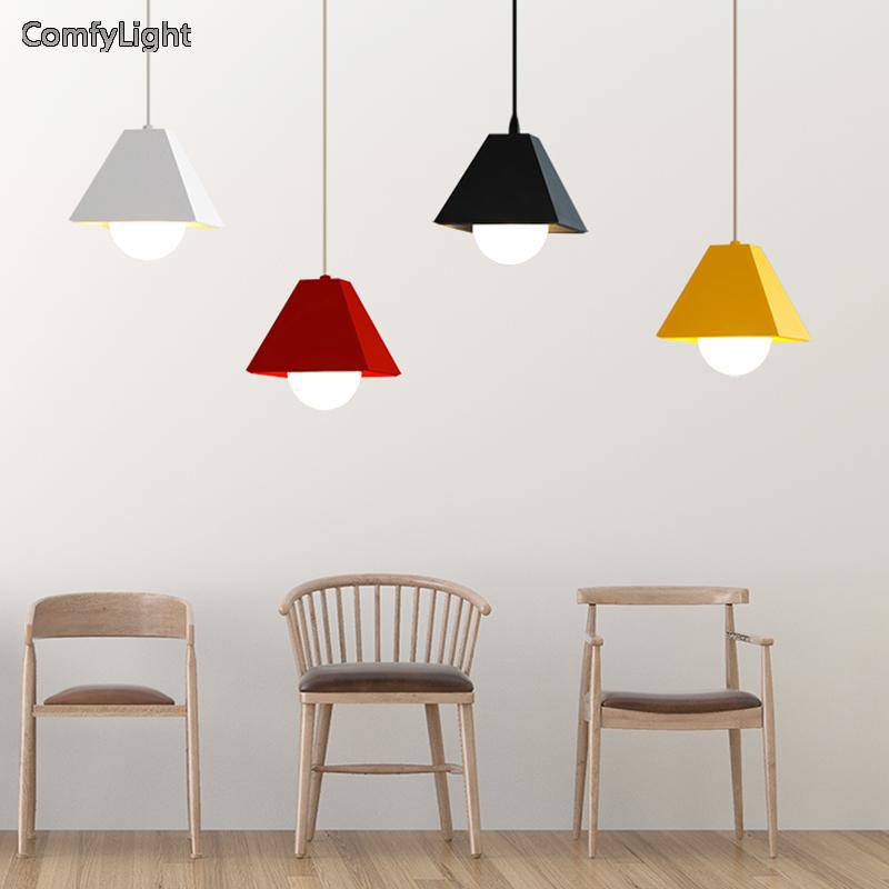 Suspension LED triangulaire de couleur - vue 2 sur 11
