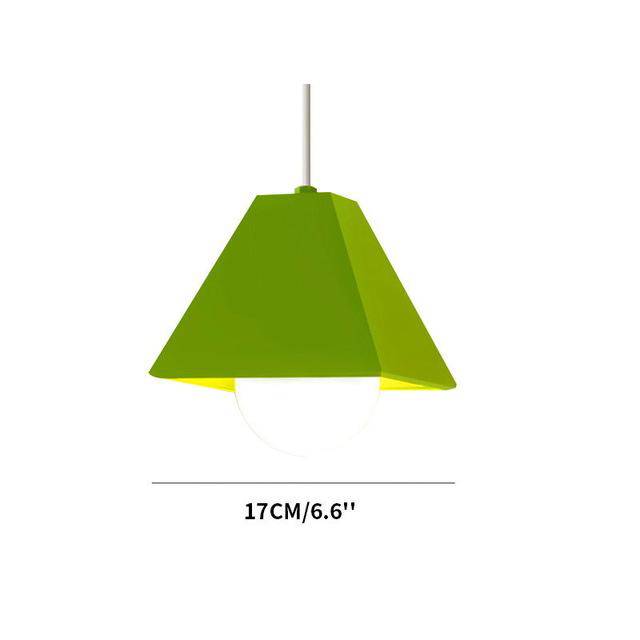 Suspension LED triangulaire de couleur - vue 7 sur 11