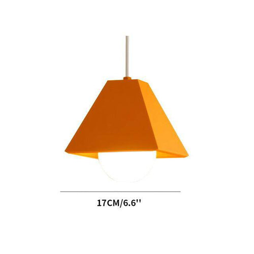 Suspension LED triangulaire de couleur - vue 10 sur 11