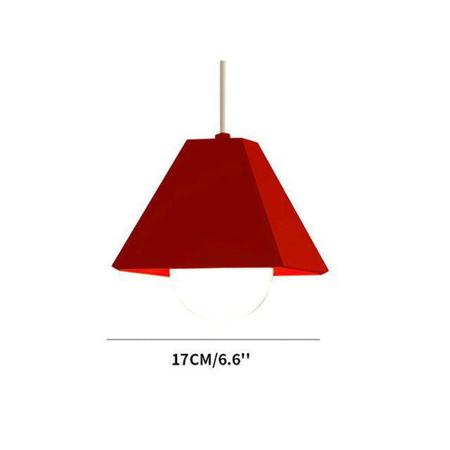Suspension LED triangulaire de couleur - vue 5 sur 11