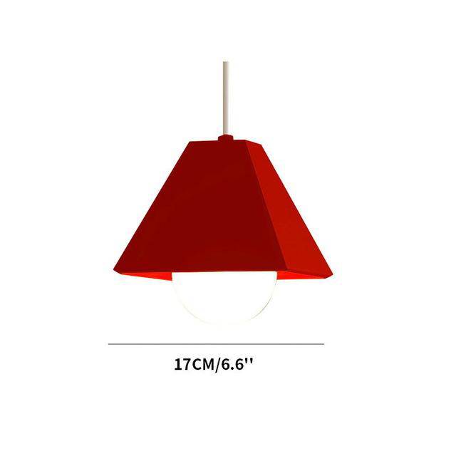 Suspension LED triangulaire de couleur - vue 4 sur 11