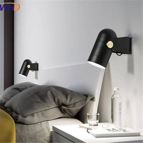 Applique design LED spot noir ajustable Nordic - vue 2 sur 2