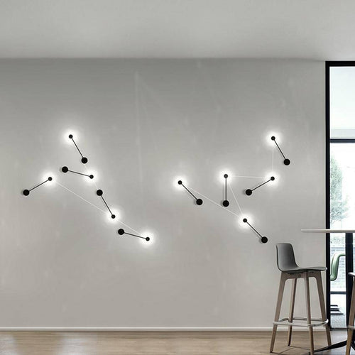 Applique murale design à LED petites barres illuminée - vue 3 sur 5
