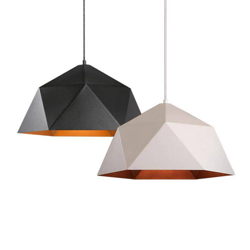 Suspension design moderne géométrique Art Deco (noir ou blanc) - vue 7 sur 6
