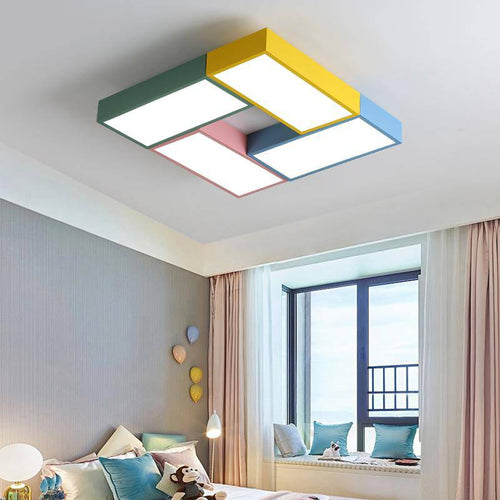 Plafonnier LED rectangulaire de couleur Dining - vue 5 sur 8