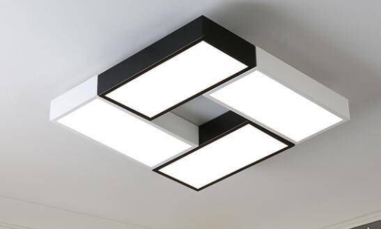 Plafonnier LED rectangulaire de couleur Dining - vue 7 sur 8