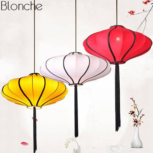 Suspension chinoise à LED de couleur Chinese - vue 3 sur 10