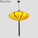 Suspension chinoise à LED de couleur Chinese