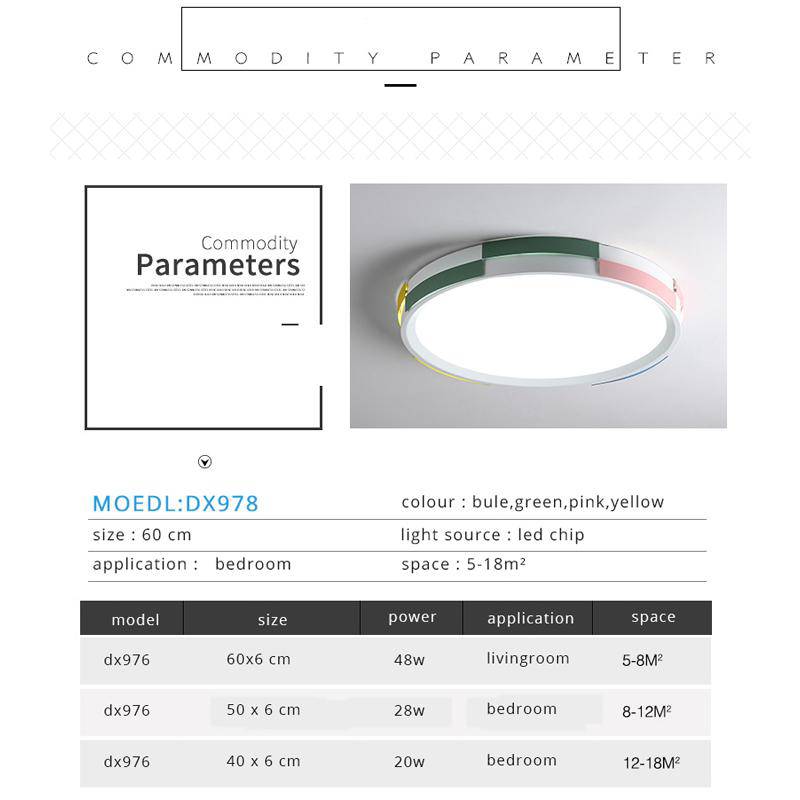 Plafonnier LED moderne Round - vue 6 sur 6