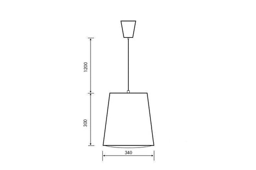 Suspension moderne LED cylindre en aluminium de couleur - vue 8 sur 8