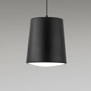 Suspension moderne LED cylindre en aluminium de couleur