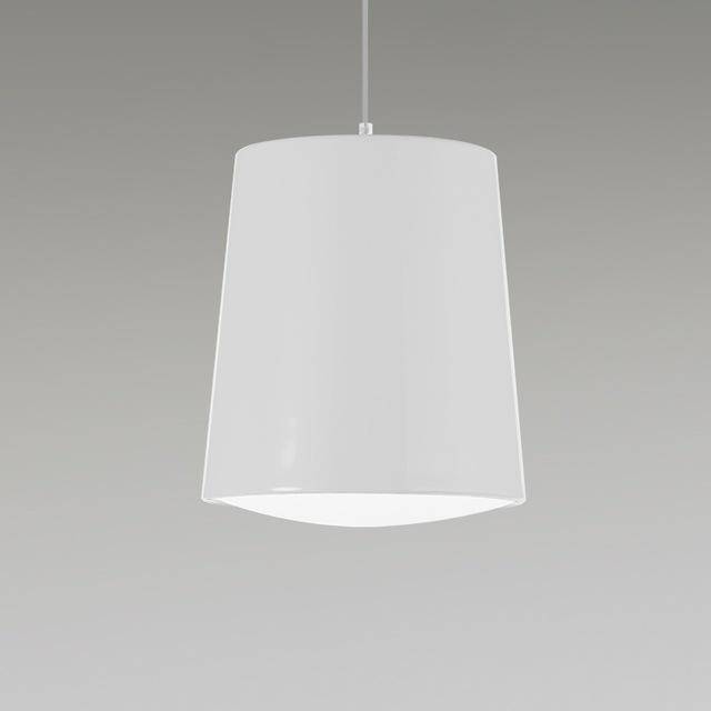 Suspension moderne LED cylindre en aluminium de couleur - vue 6 sur 8