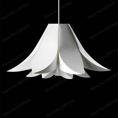 Suspension design en pétales de fleur blanche moderne - vue 4 sur 6