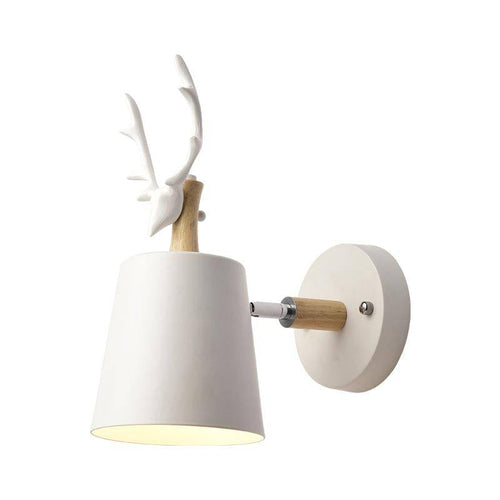 Applique LED à corne de cerf (noir ou blanc) - vue 3 sur 5