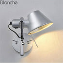 Applique murale à LED argenté ajustable Hat