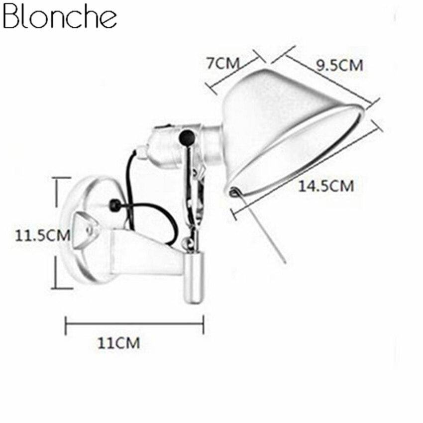 Applique murale à LED argenté ajustable Hat - vue 6 sur 6