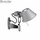 Applique murale à LED argenté ajustable Hat