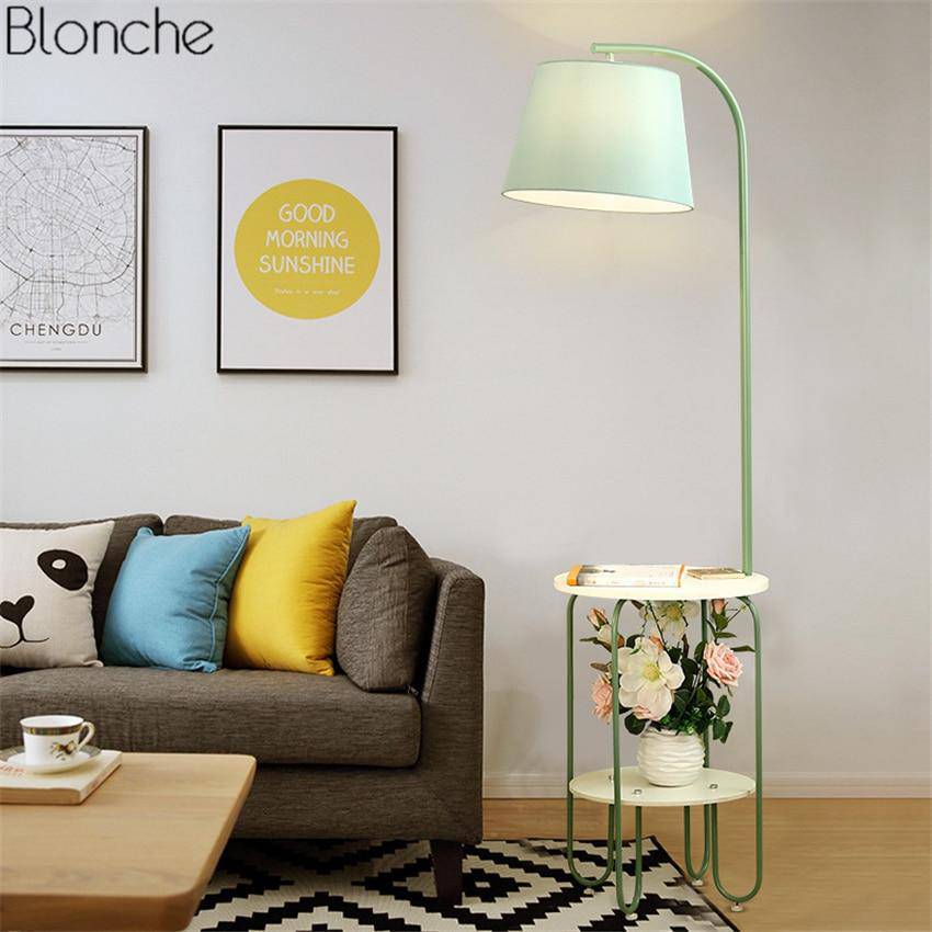 Lampadaire LED avec table Standing - vue 4 sur 10