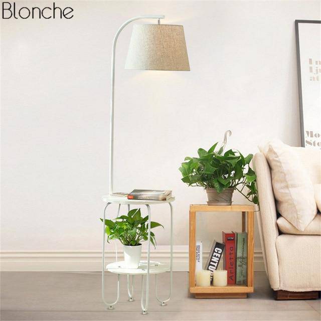 Lampadaire LED avec table Standing - vue 7 sur 10
