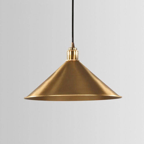 Suspension design LED conique dorée Loft - vue 5 sur 5