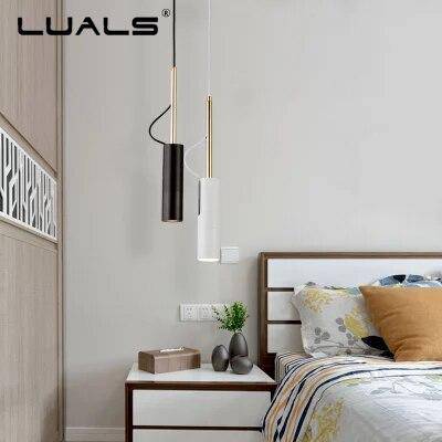 Suspension design LED avec abat-jour cylindrique en métal Indoor - vue 3 sur 5