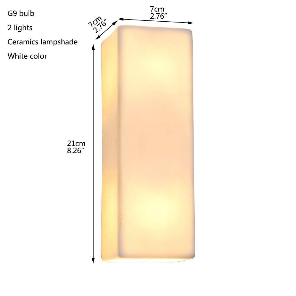 Applique murale design à LED en céramique style Géométrique - vue 4 sur 4