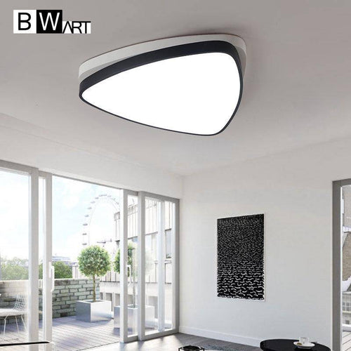 Plafonnier LED triangle arrondi bicolore Bwart - vue 2 sur 5