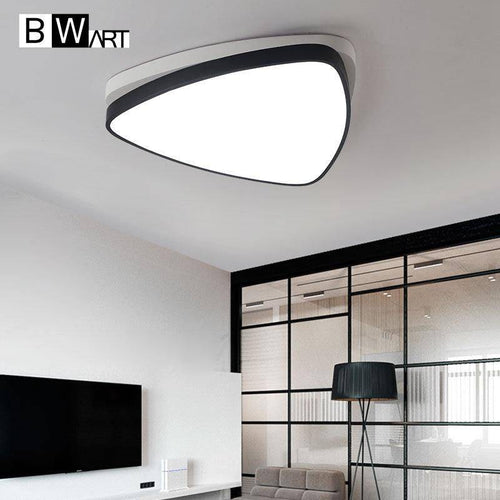 Plafonnier LED triangle arrondi bicolore Bwart - vue 4 sur 5